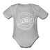 Wisconsin Baby Bodysuit - Organic State Design Wisconsin Baby Bodysuit - heather gray