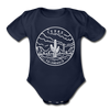 Texas Baby Bodysuit - Organic State Design Texas Baby Bodysuit - dark navy