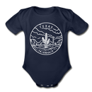 Texas Baby Bodysuit - Organic State Design Texas Baby Bodysuit - dark navy
