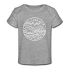 Alaska Baby T-Shirt - Organic State Design Alaska Infant T-Shirt