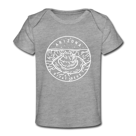 Arizona Baby T-Shirt - Organic State Design Arizona Infant T-Shirt