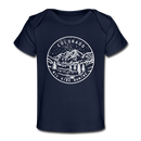 Colorado Baby T-Shirt - Organic State Design Colorado Infant T-Shirt - dark navy
