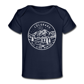 Colorado Baby T-Shirt - Organic State Design Colorado Infant T-Shirt