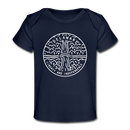 Delaware Baby T-Shirt - Organic State Design Delaware Infant T-Shirt - dark navy
