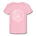 Arkansas Baby T-Shirt - Organic State Design Arkansas Infant T-Shirt - light pink