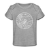 Arkansas Baby T-Shirt - Organic State Design Arkansas Infant T-Shirt - heather gray
