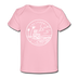 California Baby T-Shirt - Organic State Design California Infant T-Shirt - light pink