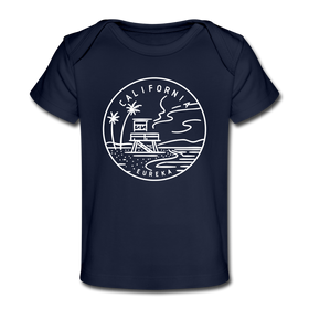 California Baby T-Shirt - Organic State Design California Infant T-Shirt