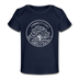 Connecticut Baby T-Shirt - Organic State Design Connecticut Infant T-Shirt - dark navy