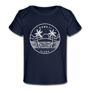 Hawaii Baby T-Shirt - Organic State Design Hawaii Infant T-Shirt - dark navy