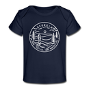 Georgia Baby T-Shirt - Organic State Design Georgia Infant T-Shirt - dark navy