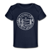 Georgia Baby T-Shirt - Organic State Design Georgia Infant T-Shirt - dark navy