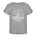Massachusetts Baby T-Shirt - Organic State Design Massachusetts Infant T-Shirt - heather gray