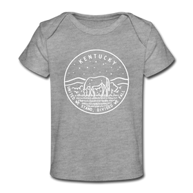 Kentucky Baby T-Shirt - Organic State Design Kentucky Infant T-Shirt