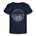 Kentucky Baby T-Shirt - Organic State Design Kentucky Infant T-Shirt - dark navy
