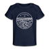 Missouri Baby T-Shirt - Organic State Design Missouri Infant T-Shirt - dark navy