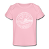 New Jersey Baby T-Shirt - Organic State Design New Jersey Infant T-Shirt - light pink