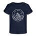 New Mexico Baby T-Shirt - Organic State Design New Mexico Infant T-Shirt - dark navy