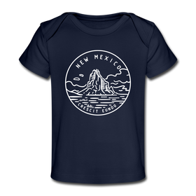 New Mexico Baby T-Shirt - Organic State Design New Mexico Infant T-Shirt