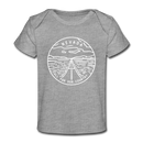 Nevada Baby T-Shirt - Organic State Design Nevada Infant T-Shirt - heather gray