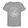 Pennsylvania Baby T-Shirt - Organic State Design Pennsylvania Infant T-Shirt - heather gray