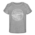 Oregon Baby T-Shirt - Organic State Design Oregon Infant T-Shirt - heather gray