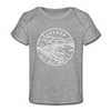 Oregon Baby T-Shirt - Organic State Design Oregon Infant T-Shirt - heather gray