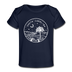 South Carolina Baby T-Shirt - Organic State Design South Carolina Infant T-Shirt - dark navy
