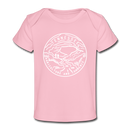Tennessee Baby T-Shirt - Organic State Design Tennessee Infant T-Shirt - light pink