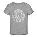 Tennessee Baby T-Shirt - Organic State Design Tennessee Infant T-Shirt - heather gray