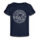 Tennessee Baby T-Shirt - Organic State Design Tennessee Infant T-Shirt - dark navy