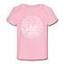 Virginia Baby T-Shirt - Organic State Design Virginia Infant T-Shirt - light pink