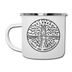 Delaware Camp Mug - State Design Delaware Mug - white