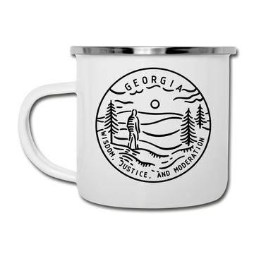 Florida Camp Mug - State Design Florida Mug - white