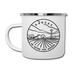 Kansas Camp Mug - State Design Kansas Mug - white