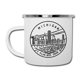 Michigan Camp Mug - State Design Michigan Mug
