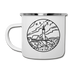 Maine Camp Mug - State Design Maine Mug - white