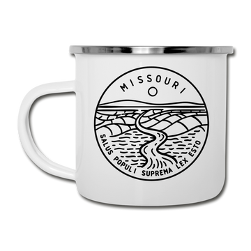 Missouri Camp Mug - State Design Missouri Mug - white