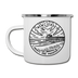 New Jersey Camp Mug - State Design New Jersey Mug - white