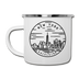 New York Camp Mug - State Design New York Mug - white