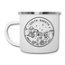 South Dakota Camp Mug - State Design South Dakota Mug - white