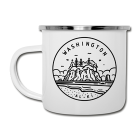 Washington Camp Mug - State Design Washington Mug