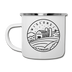 Wisconsin Camp Mug - State Design Wisconsin Mug - white