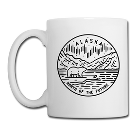 Alaska Ceramic Mug - State Design Alaska Mug