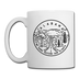 Alabama Camp Mug - State Design Alabama Mug - white