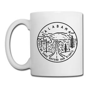 Alabama Ceramic Mug - State Design Alabama Mug