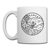 Arkansas Camp Mug - State Design Arkansas Mug - white