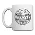 Florida Camp Mug - State Design Florida Mug - white