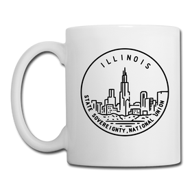 Illinois Ceramic Mug - State Design Illinois Mug