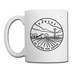Kansas Camp Mug - State Design Kansas Mug - white